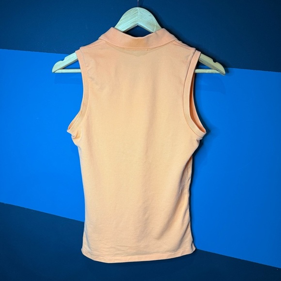 Ralph Lauren Orange Sleeveless Polo Tank Top - Picture 5 of 8